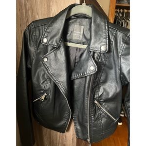 Primark faux Black Leather Jacket